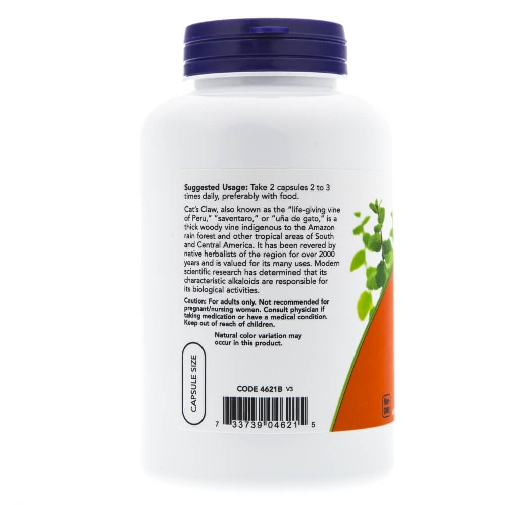 Now Foods kačių letena 500 mg - 250 kapsulių - Magnis.lt