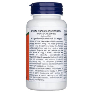 Now Foods Arklių kaštonas 300 mg - 90 kapsulių