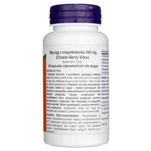 Now Foods Chaste Berry Vitex ekstraktas 300 mg - 90 kapsulių