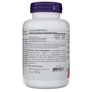 Now Foods Psyllium Husk 500 mg - 200 kapsulių