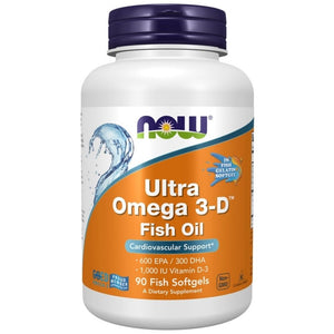 Now Foods Ultra Omega 3-D 1200 mg - 90 kapsulių
