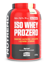 Nutrend Iso Whey Prozero baltasis šokoladas - 2250 g - Magnis.lt