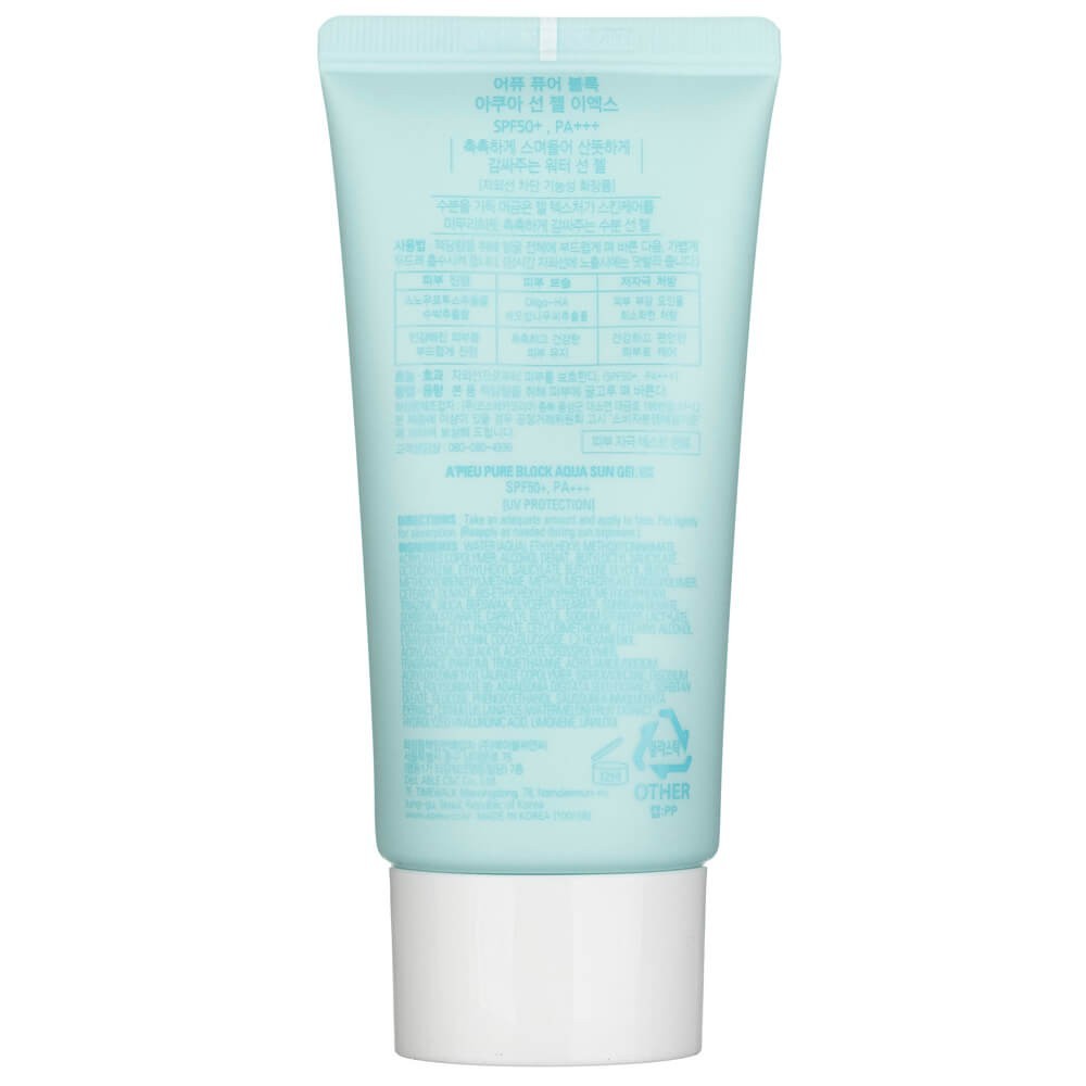 A'Pieu Pure Block Aqua gelis nuo saulės SPF 50+ PA++ - 50 ml