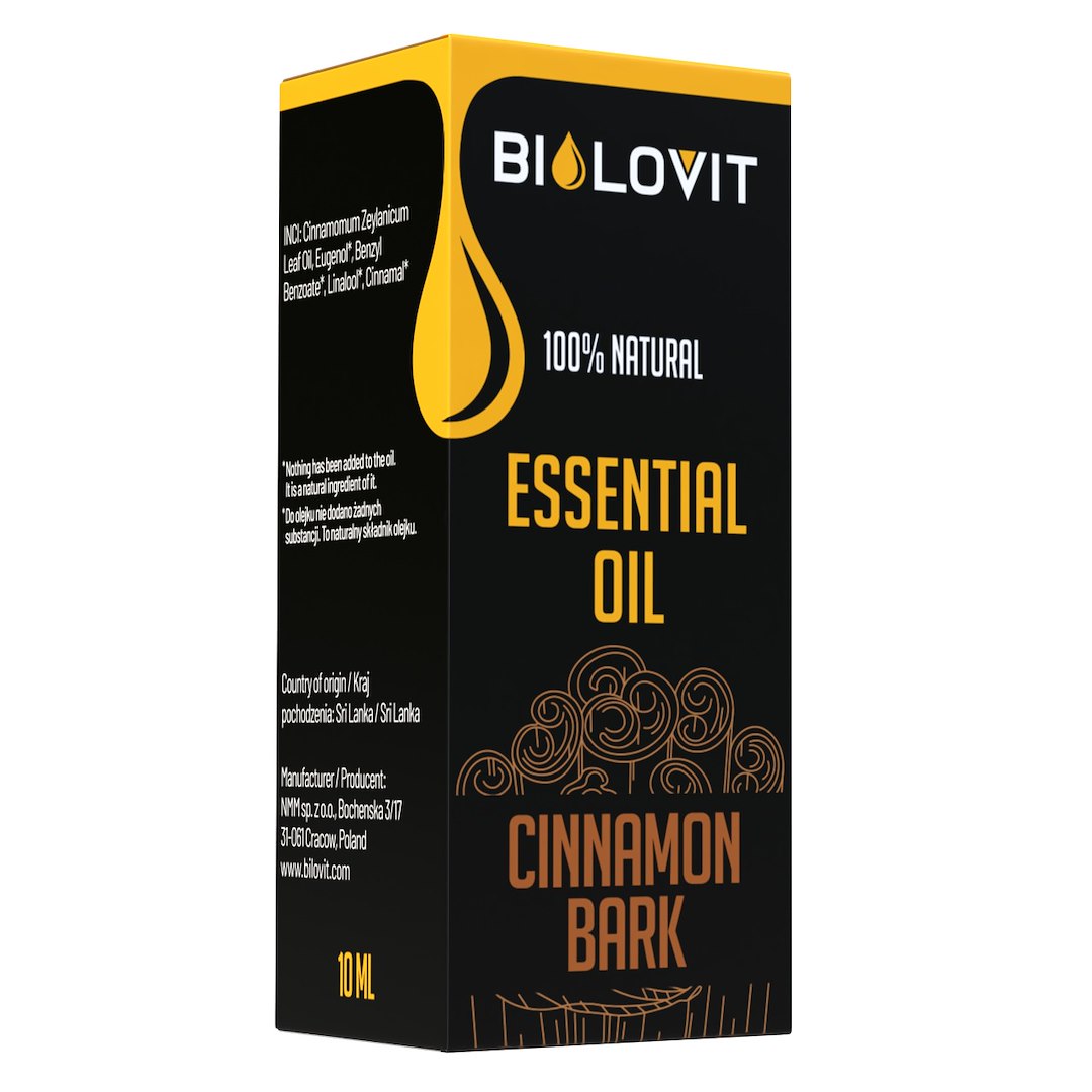 Bilovit cinamono žievės eterinis aliejus - 10 ml - Magnis.lt