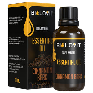 Bilovit cinamono žievės eterinis aliejus - 30 ml - Magnis.lt