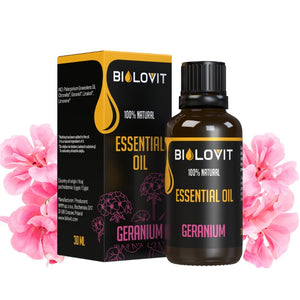 Bilovit Geranijų eterinis aliejus - 30 ml - Magnis.lt