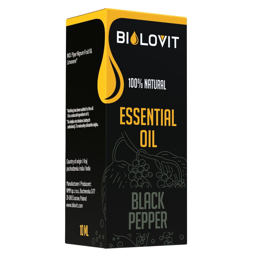 Bilovit juodųjų pipirų eterinis aliejus - 10 ml