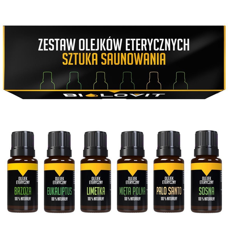 Bilovit eterinių aliejų rinkinys - Sauningo menas