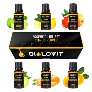 Bilovit eterinių aliejų rinkinys - Citrusinių vaisių galia