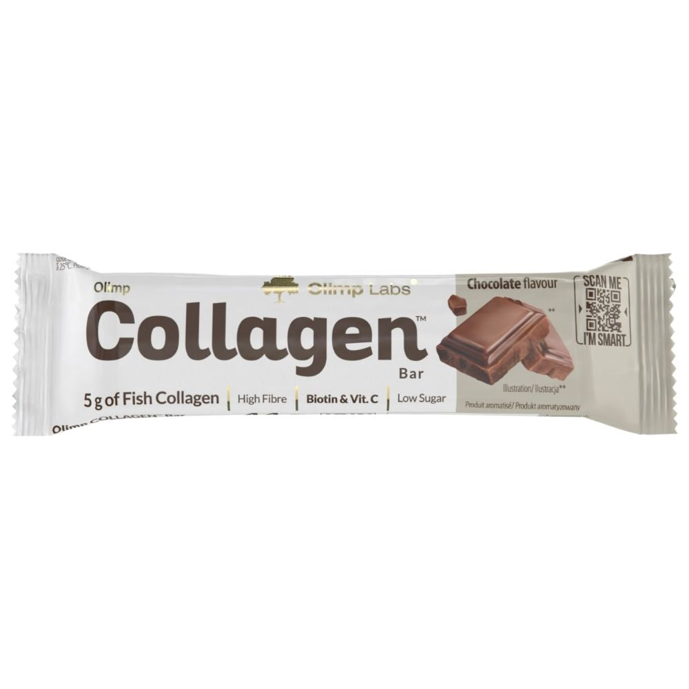 Olimp Collagen Bar Baltymų batonėlis su kolagenu, šokoladas - 44 g