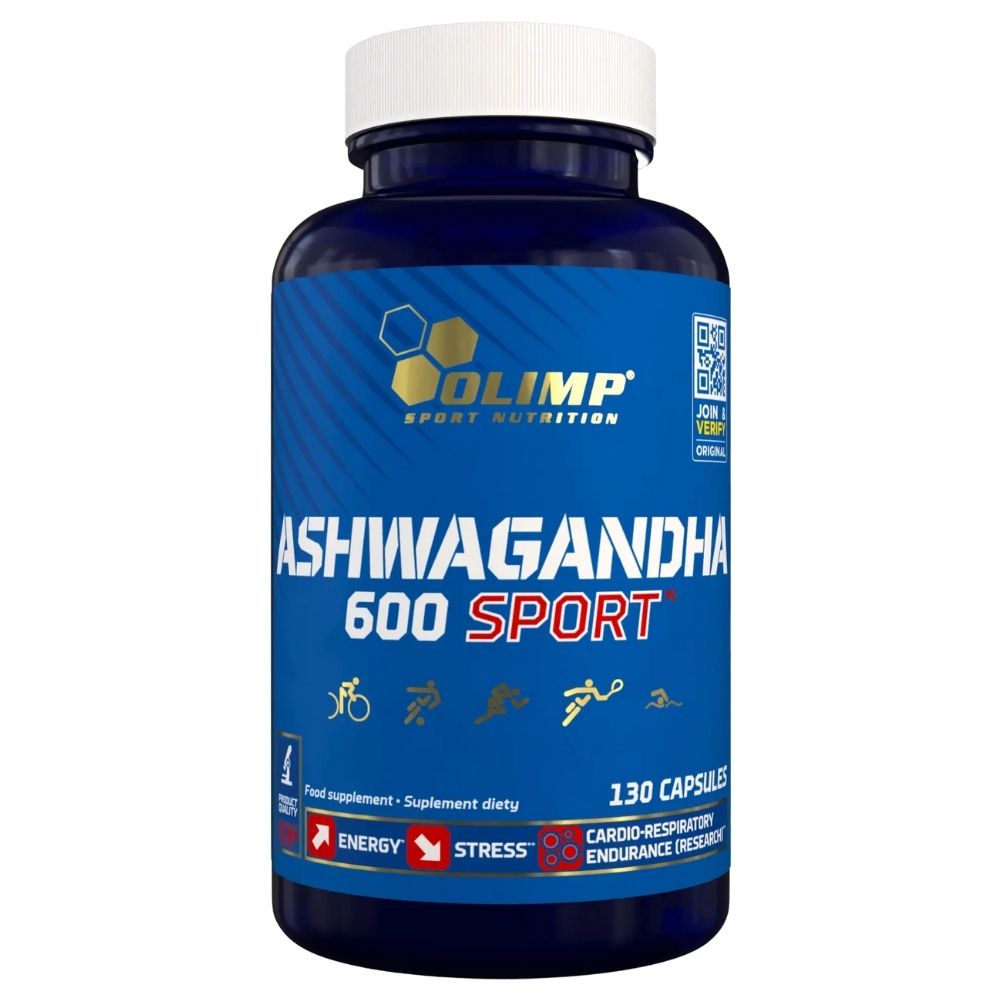 Olimp Ashwagandha 600 Sport - 130 kapsulių