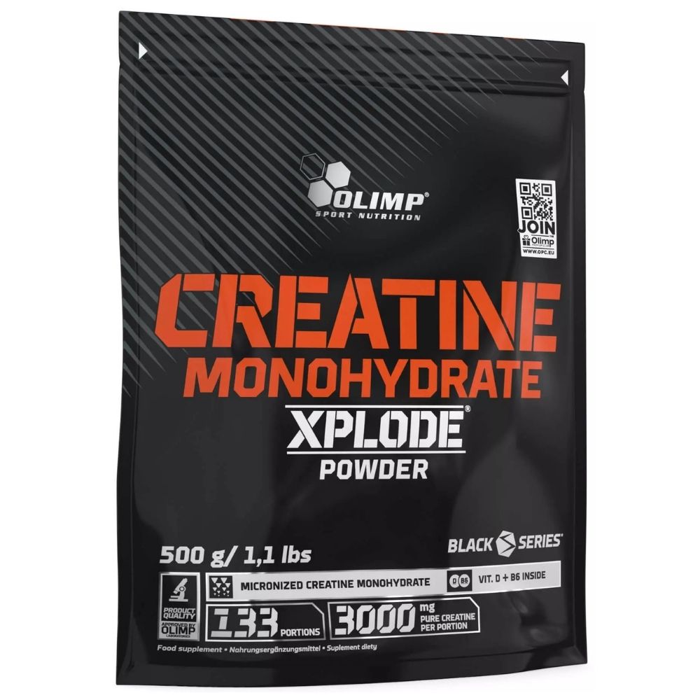 Olimp kreatino monohidrato Xplode milteliai, oranžiniai - 500 g