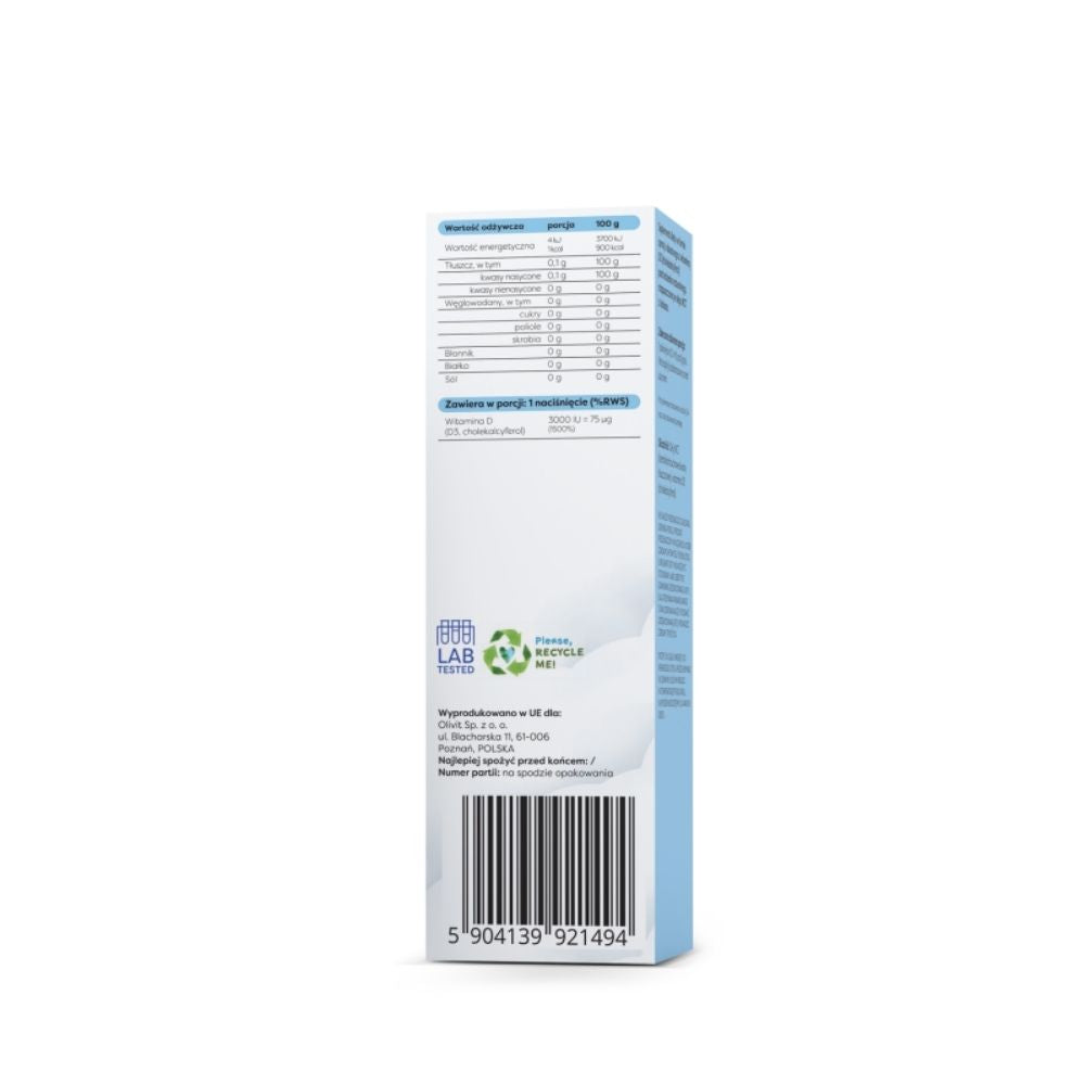 Osavi vitaminas D3 MAX 4000 TV purškalas - 12,5 ml - Magnis.lt