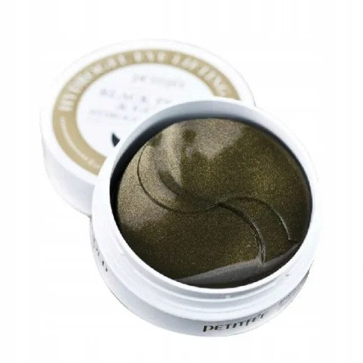 Petitfee hidrogeliniai akių įklotai Black Pearl&Gold - 60 vnt.