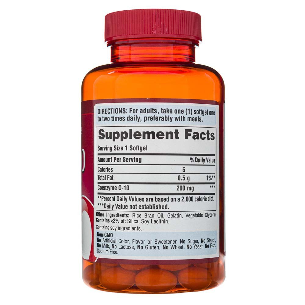 Puritan's Pride CoQ10 Q-Sorb 200 mg - 120 minkštųjų gelių - Magnis.lt