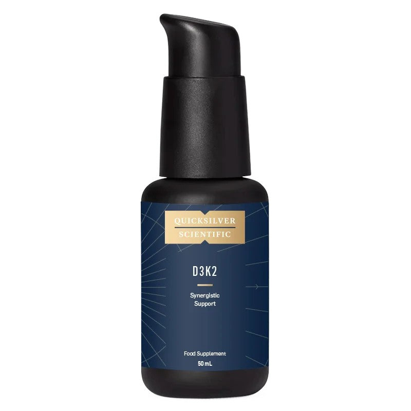 Quicksilver nanoemulsiniai vitaminai D3 ir K2 - 50 ml