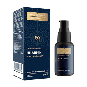 Quicksilver liposominis melatoninas 1 mg, mėtų apelsinas - 30 ml - Magnis.lt