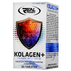 Real Pharm Collagen+ - 60 tablečių