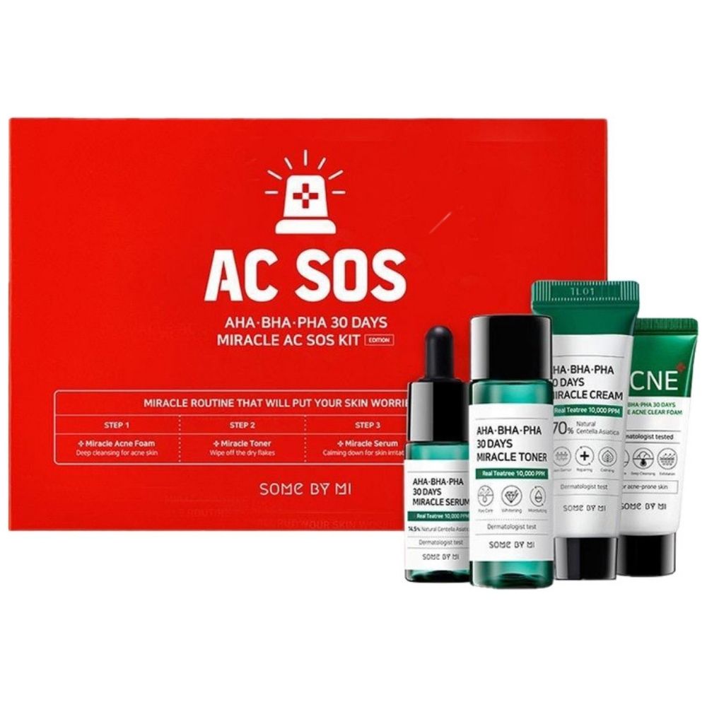 Some By Mi AHA BHA PHA 30 dienų stebuklas AC SOS - Aknės odos rinkinys