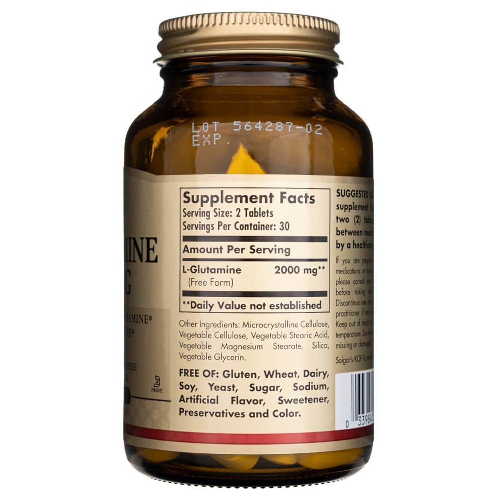 Solgar L-glutaminas 1000 mg - 60 tablečių - Magnis.lt