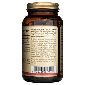 Solgar menkių kepenų aliejus (vitaminai A ir D) - 250 minkštųjų gelių