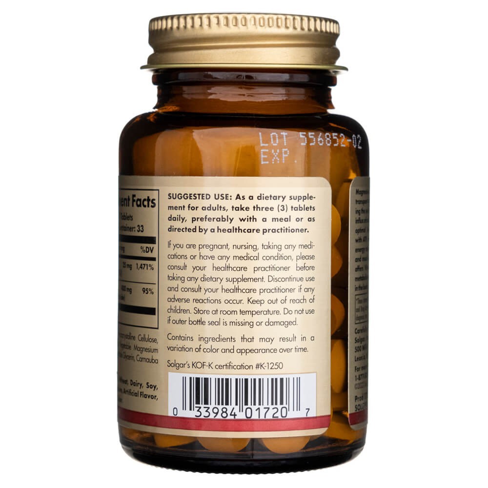 Solgar Magnis su vitaminu B6 - 100 tablečių - Magnis.lt