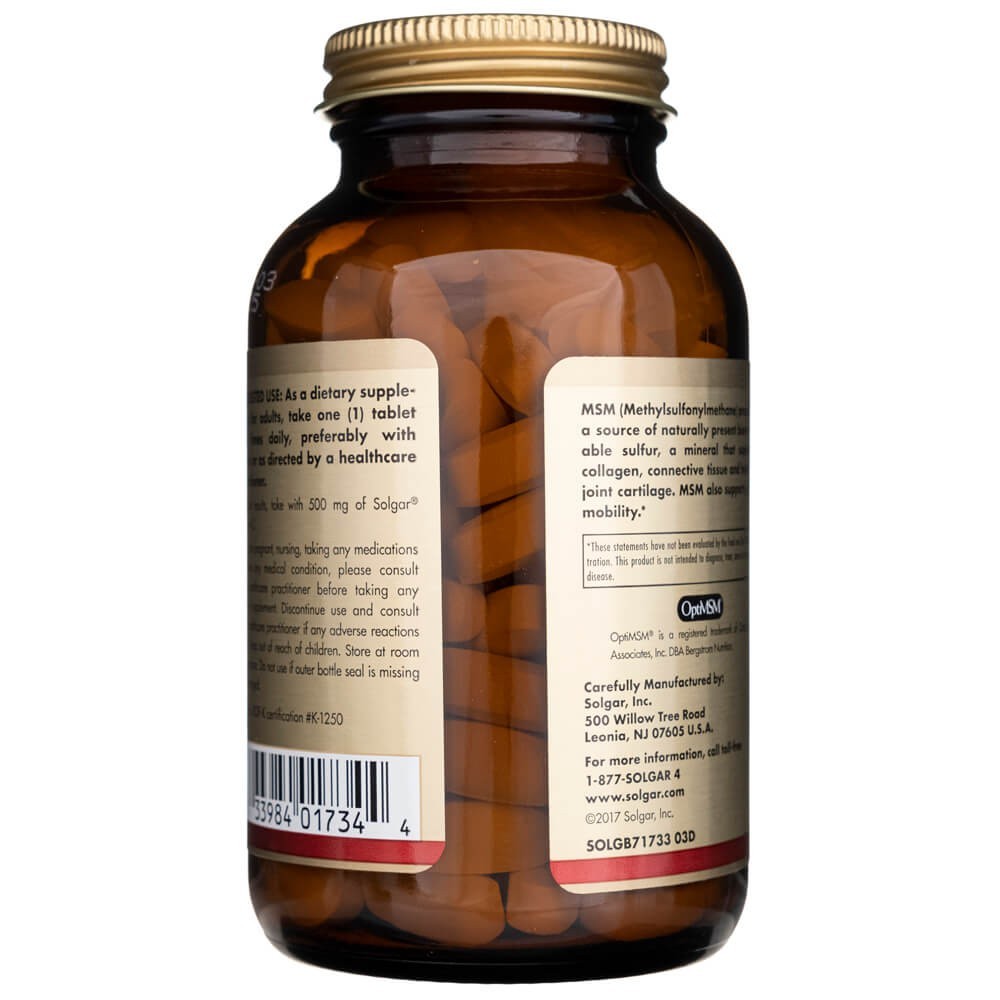 Solgar MSM 1000 mg - 120 tablečių - Magnis.lt