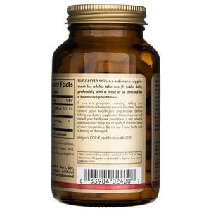 Solgar vitaminas C 1000 mg su rožių klubais - 100 tablečių
