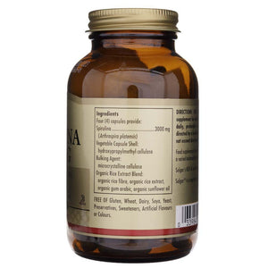 Solgar Spirulina 750 mg - 80 kapsulių - Magnis.lt