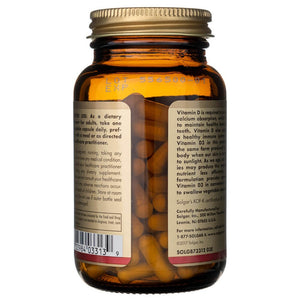 Solgar vitaminas D3 125 mcg (5000 TV) - 120 kapsulių
