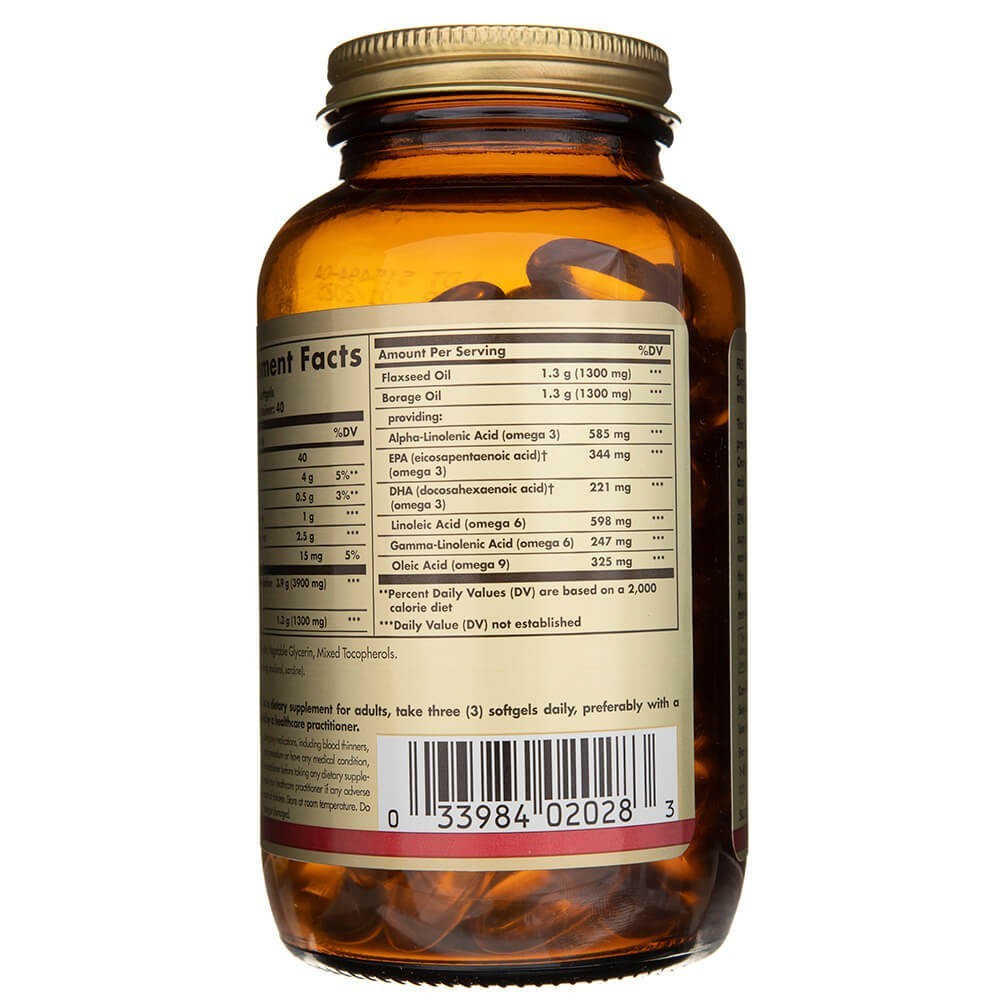 Solgar Omega 3-6-9 1300 mg - 120 minkštųjų gelių