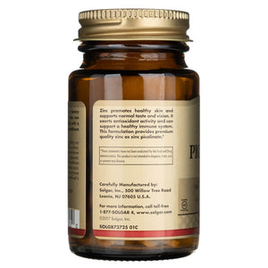 Solgar cinko pikolinatas 22 mg - 100 tablečių - Magnis.lt