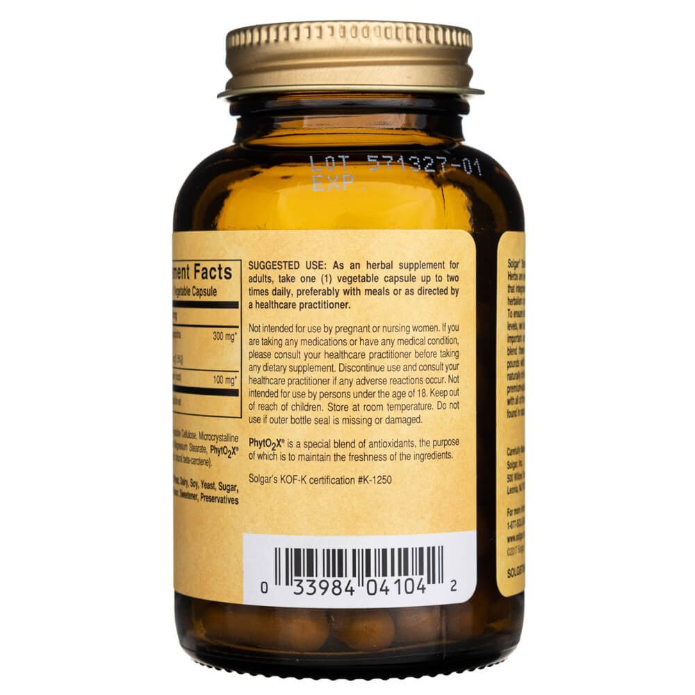 Solgar SFP Ashwagandha Root Extract - 60 kapsulių - Magnis.lt
