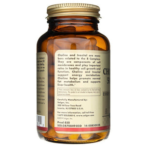Solgar cholinas / inozitolis 500 mg - 100 kapsulių - Magnis.lt