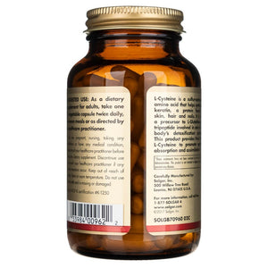 Solgar L-cisteinas 500 mg mg - 90 kapsulių