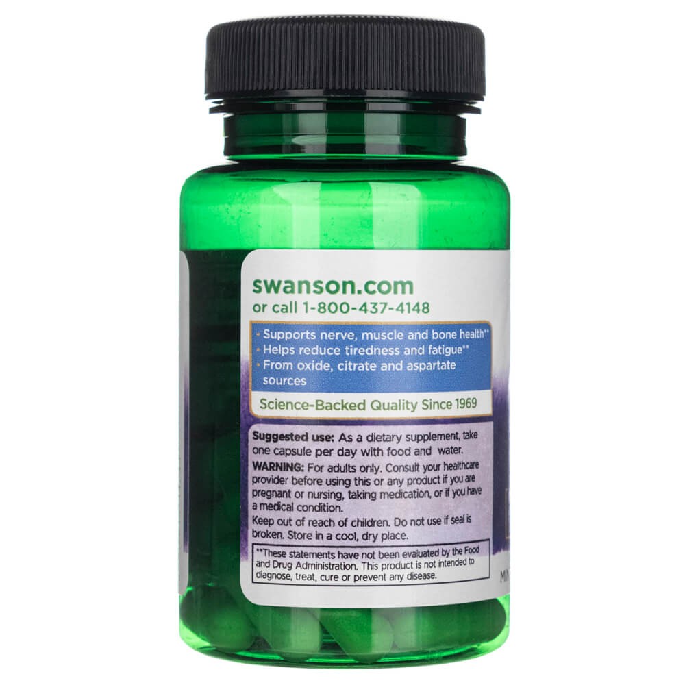 Swanson trigubas magnio kompleksas (magnis) 400 mg - 30 kapsulių