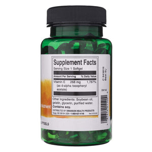 Swanson natūralus vitaminas E 400 TV - 100 minkštųjų gelių - Magnis.lt