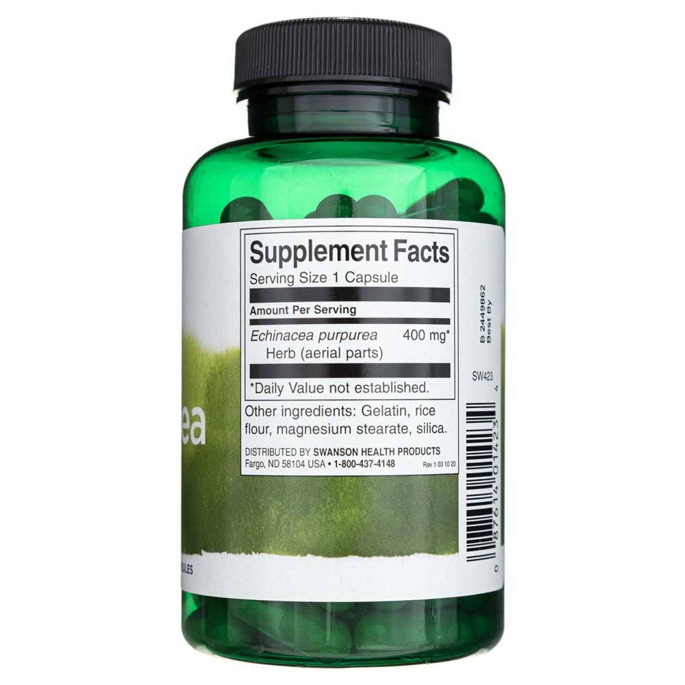 Swanson Ežiuolė 400 mg - 100 kapsulių - Magnis.lt