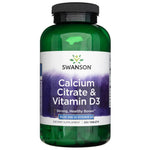 Solgar kalcio citratas ir vitaminas D3 - 250 tablečių