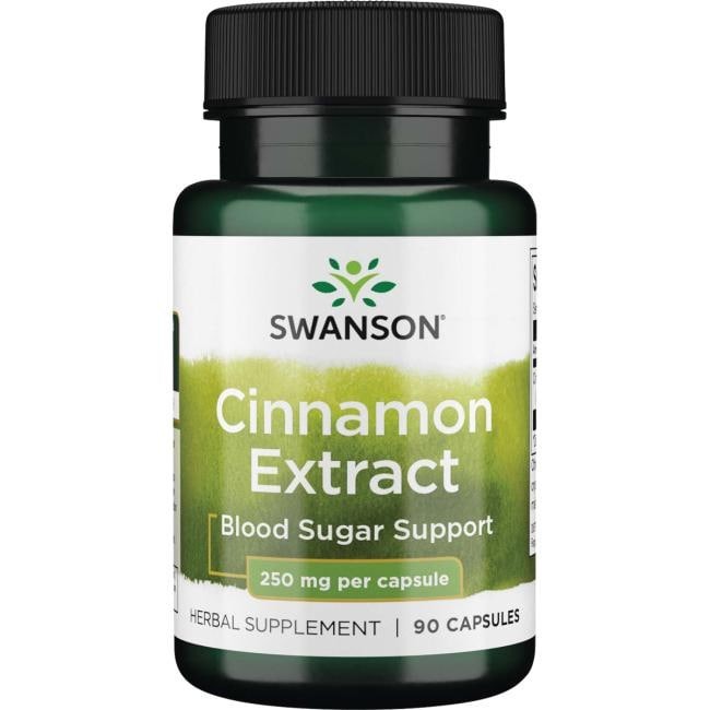 Swanson Cinamono ekstraktas 250 mg - 90 kapsulių