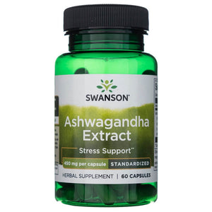 Swanson Ashwagandha ekstraktas 450 mg - 60 kapsulių - Magnis.lt