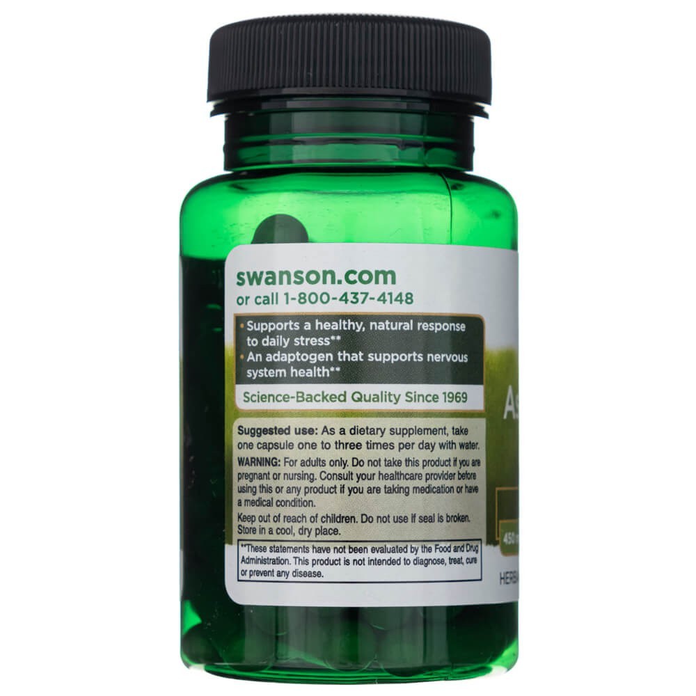 Swanson Ashwagandha ekstraktas 450 mg - 60 kapsulių - Magnis.lt