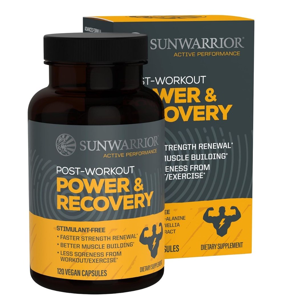 Sunwarrior Active Power & Recovery - 120 kapsulių