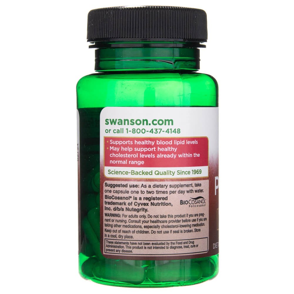 Swanson Policosanol 20 mg - 60 kapsulių - Magnis.lt