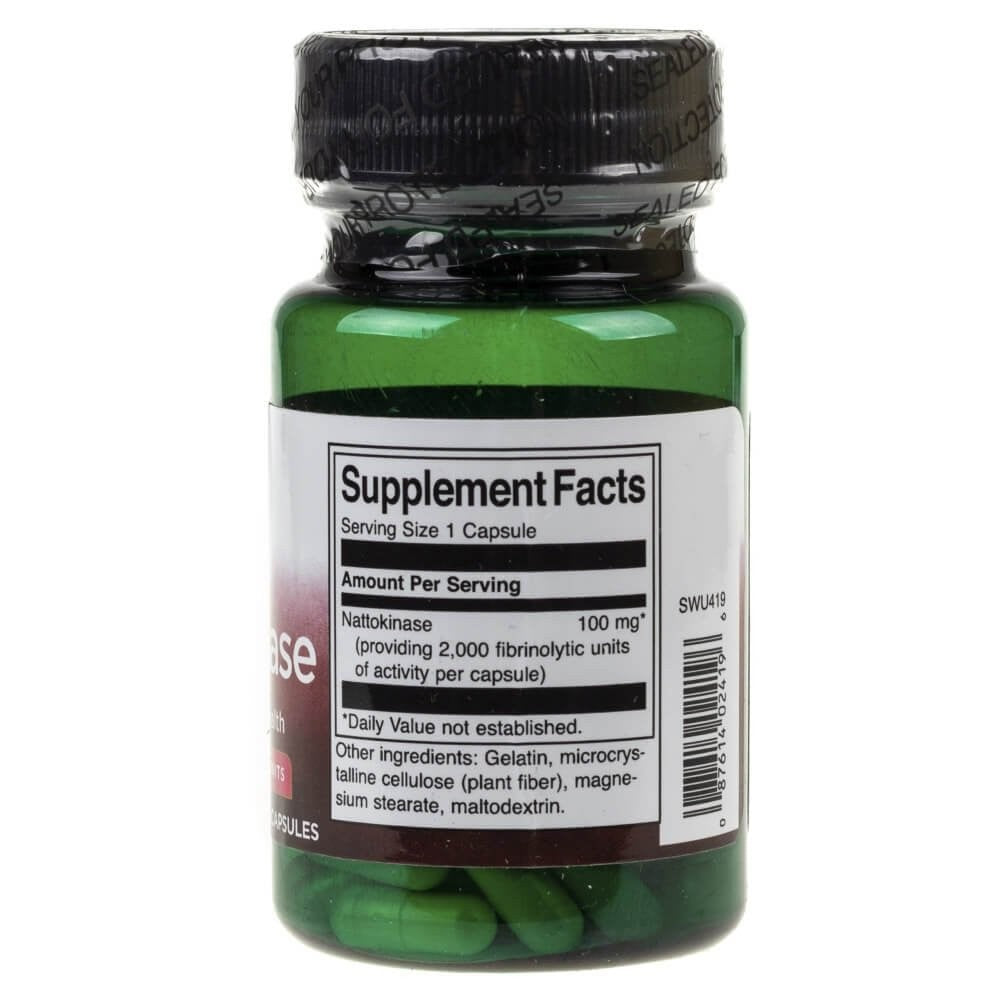 Swanson Nattokinase (Nattokinazė) 100 mg - 30 kapsulių - Magnis.lt