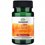 Swanson folio rūgšties 5-metiltetrahidrofolio rūgštis 800 mcg - 30gie Caps - Magnis.lt