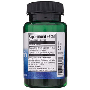 Swanson astaksantinas 4 mg - 60 minkštųjų gelių - Magnis.lt