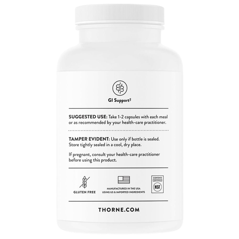 Thorne Research betaino HCL ir pepsinas - 225 kapsulės