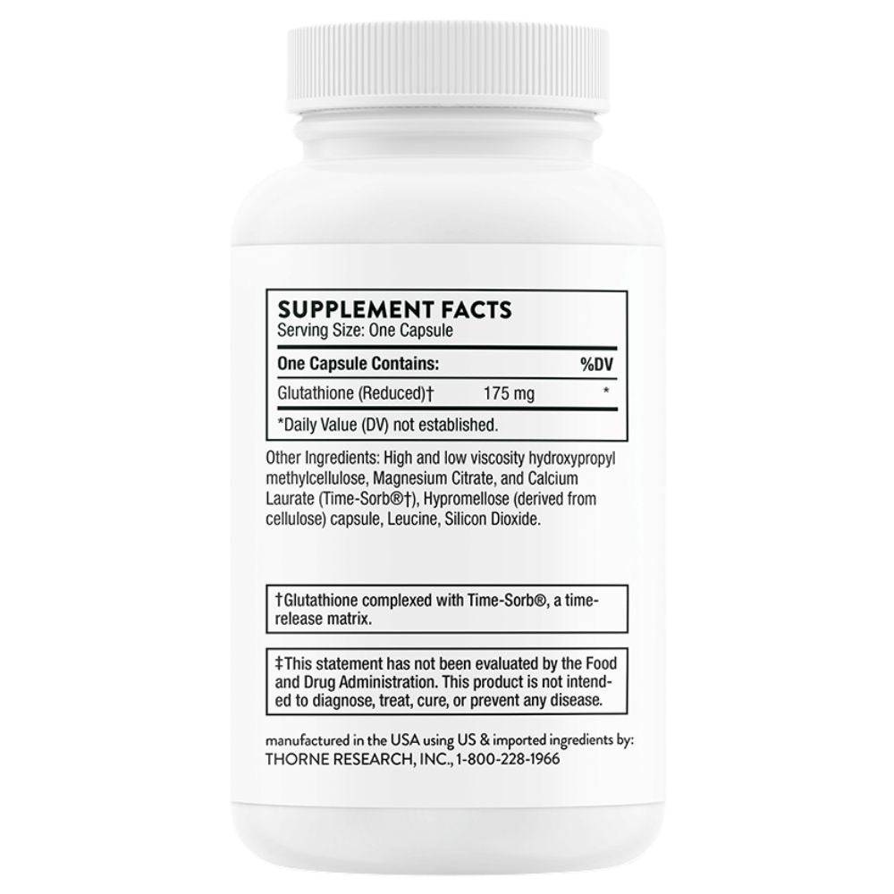 Thorne Research Glutathione-SR - 60 kapsulių