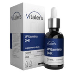 Vitaler's Vitaminas D3 2000 TV K2-MK7 75 mcg, lašai - 30 ml